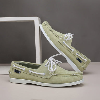 Seabrook Boat Shoes in Genuine Suede for All-Day Comfort and Non-Slip Grip - The Southern AtelierSKU_1791063529302_541