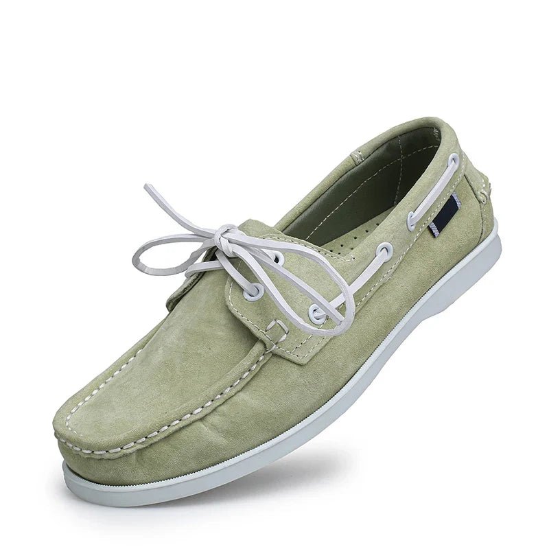 Seabrook Boat Shoes in Genuine Suede for All-Day Comfort and Non-Slip Grip - The Southern AtelierSKU_1791063529302_541