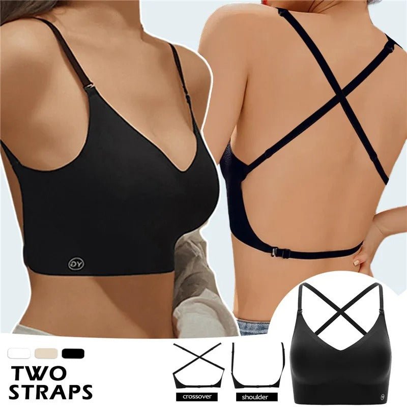 Seamless Backless Push-Up Bra for Invisible Support Under Open-Back Dresses and Tops - The Southern AtelierSKU_1786565907806_205