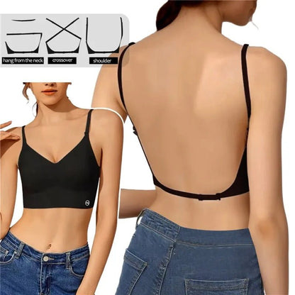 Seamless Backless Push-Up Bra for Invisible Support Under Open-Back Dresses and Tops - The Southern AtelierSKU_1786565907806_205
