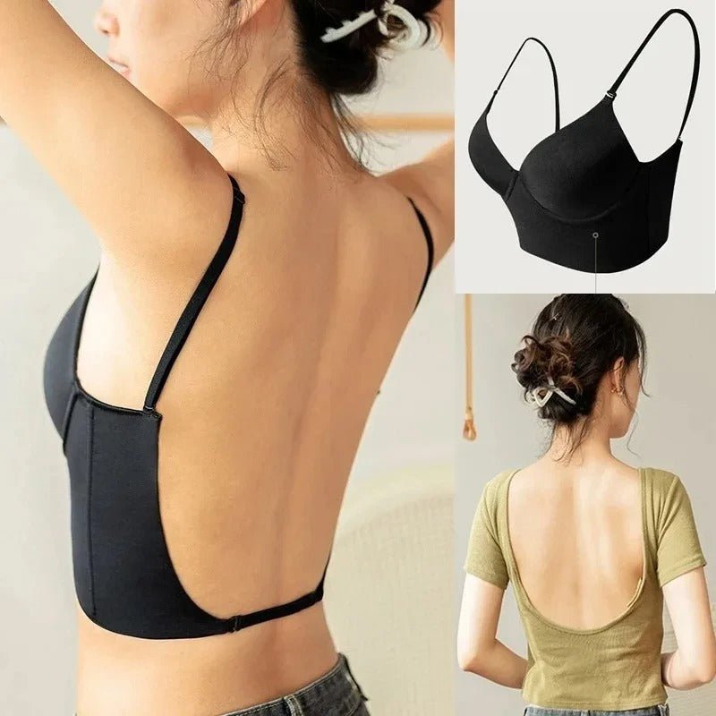 Seamless Backless Push-Up Bra for Invisible Support Under Open-Back Dresses and Tops - The Southern AtelierSKU_1786565907806_205