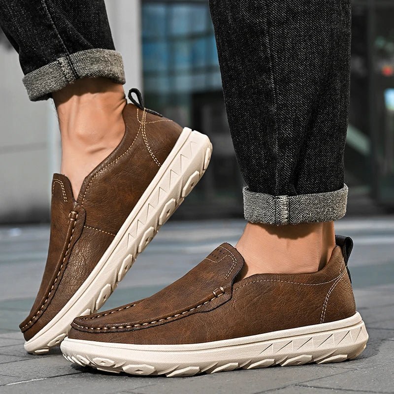 Sloane Loafers in Full-Grain Leather with Cushioned Footbed and Flexible Sole for All-Day Comfort - The Southern AtelierSKU_1791064109906_912