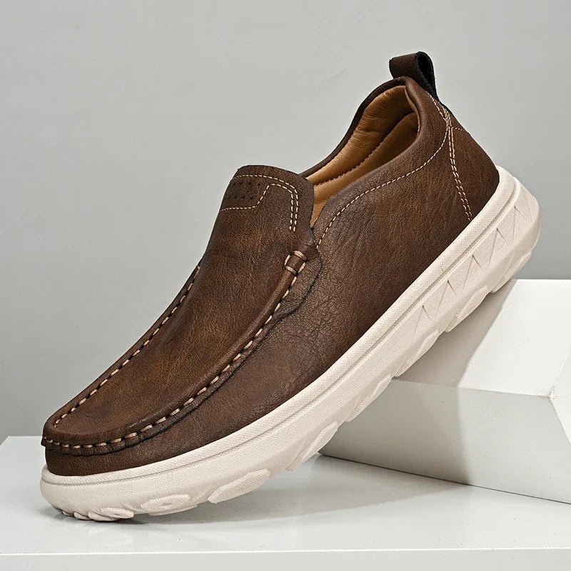 Sloane Loafers in Full-Grain Leather with Cushioned Footbed and Flexible Sole for All-Day Comfort - The Southern AtelierSKU_1791064109906_912