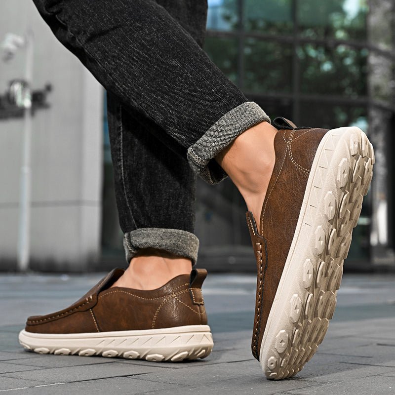 Sloane Loafers in Full-Grain Leather with Cushioned Footbed and Flexible Sole for All-Day Comfort - The Southern AtelierSKU_1791064109906_912