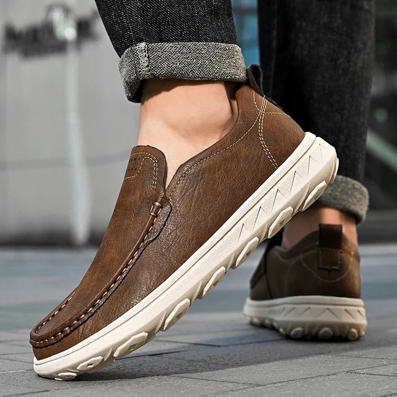 Sloane Loafers in Full-Grain Leather with Cushioned Footbed and Flexible Sole for All-Day Comfort - The Southern AtelierSKU_1791064109906_912