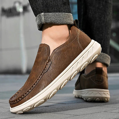 Sloane Loafers in Full-Grain Leather with Cushioned Footbed and Flexible Sole for All-Day Comfort - The Southern AtelierSKU_1791064109906_912