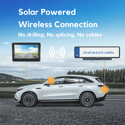 Solar Wireless Reversing Camera with 4.3-inch Monitor, 1080p HD, Night Vision, IP67 Waterproof - The Southern AtelierSKU_1786566004819_834