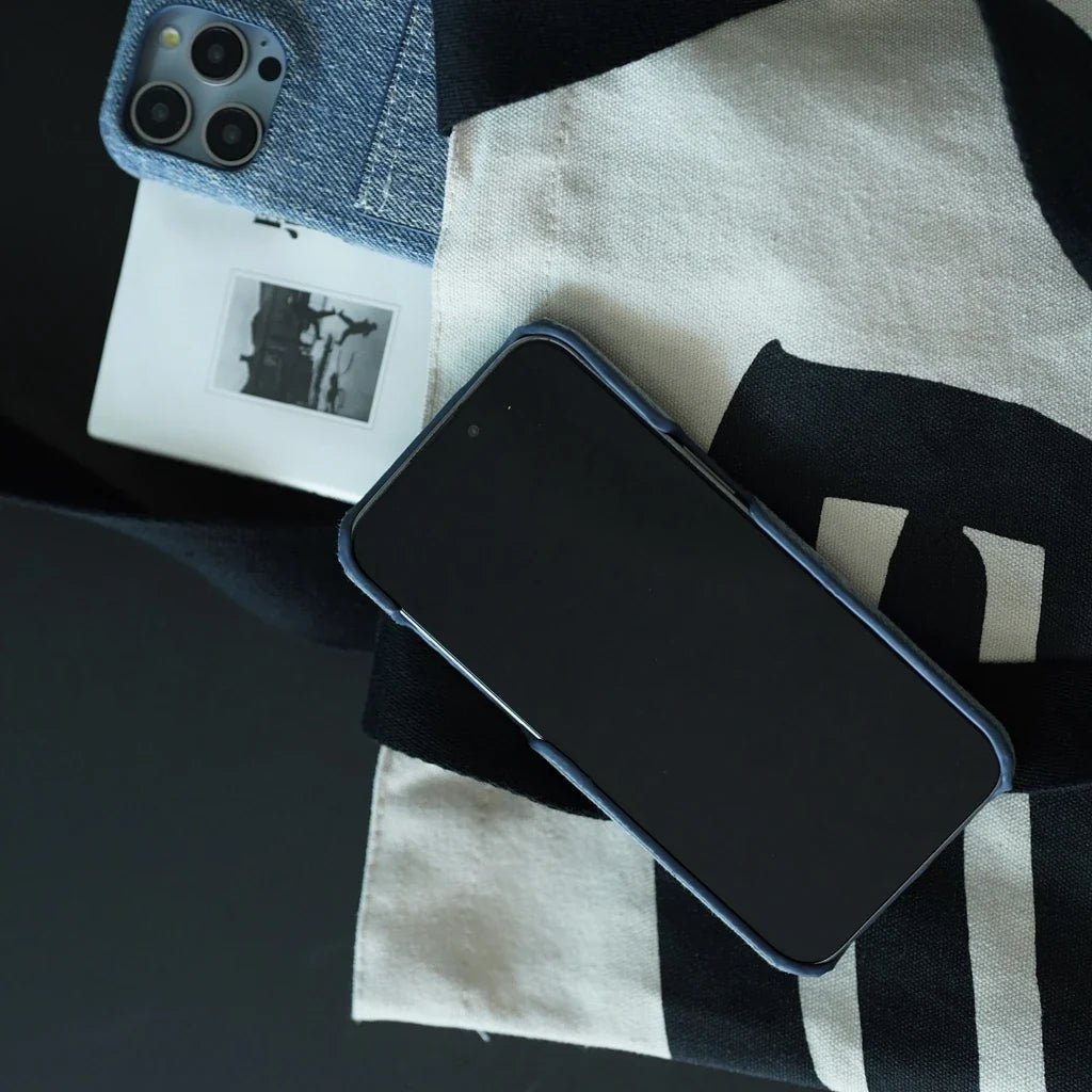 Sutton Denim iPhone Case with Card Slot and Shock-Absorbing Frame - The Southern AtelierSKU_1791063229265_444