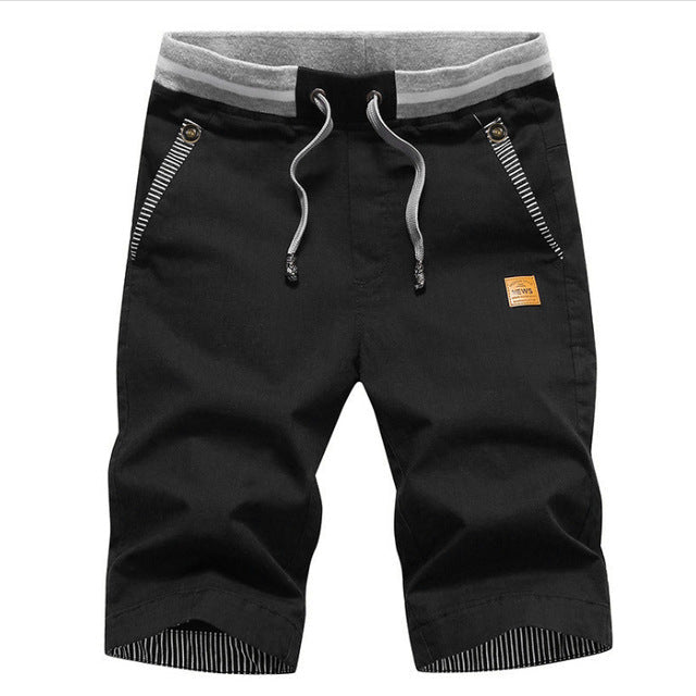The Southern Atelier - 100% Cotton Chino Shorts with Elastic Drawstring Waist for Warm - Weather Comfort - The Southern AtelierSKU_1778870273651_664