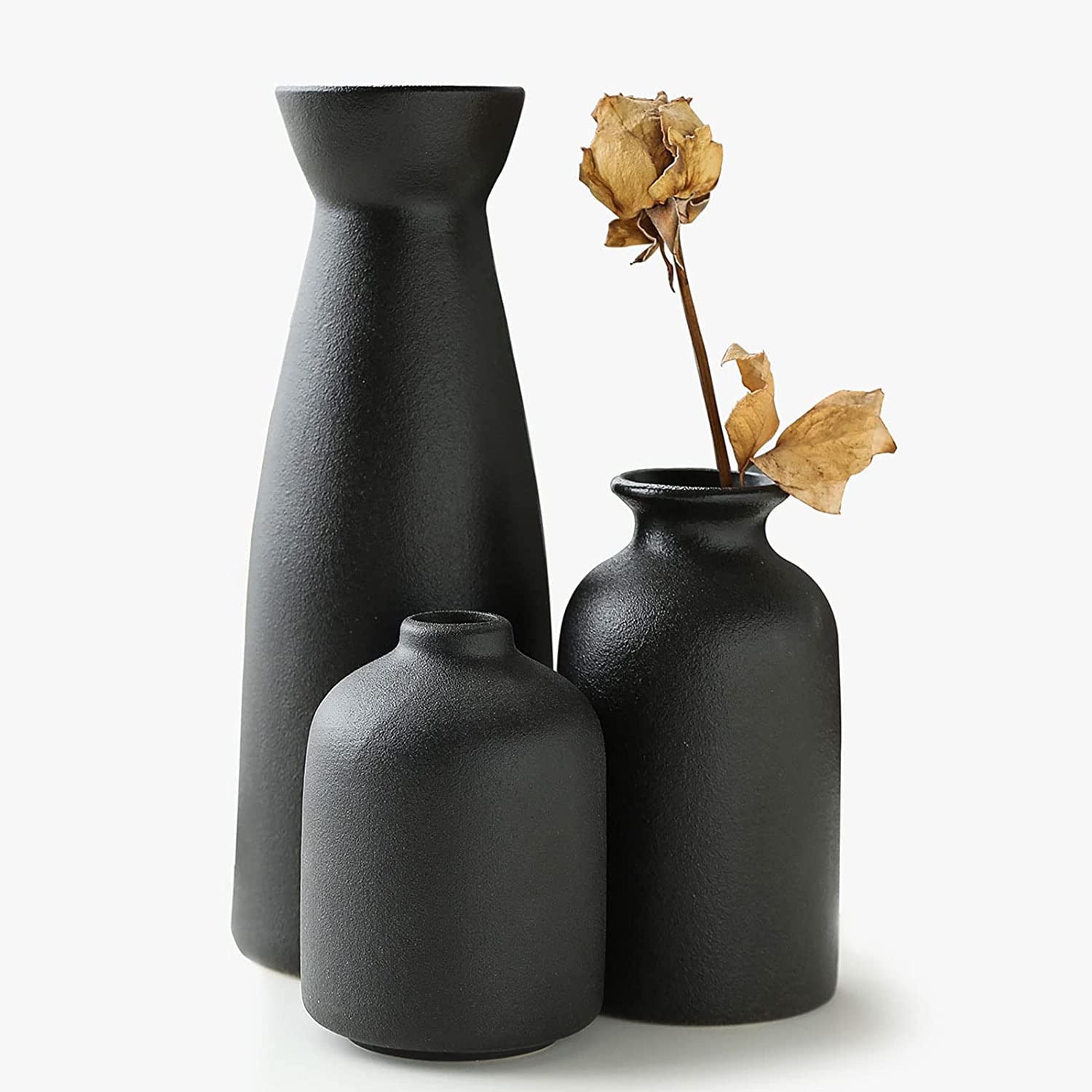 The Southern Atelier – 3 - Piece Ceramic Vase Set - The Southern AtelierSKU_1757600764465_152