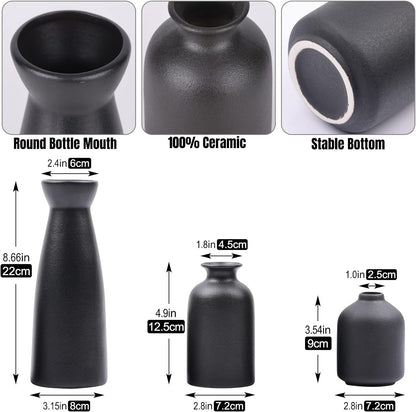 The Southern Atelier – 3 - Piece Ceramic Vase Set - The Southern AtelierSKU_1757600764465_939