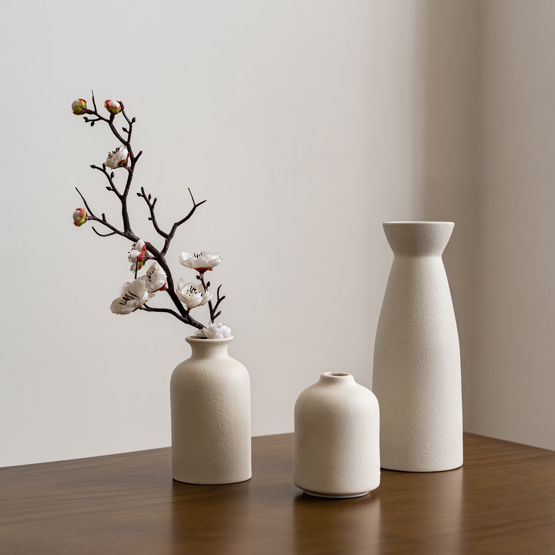 The Southern Atelier – 3 - Piece Ceramic Vase Set - The Southern AtelierSKU_1757600764465_939