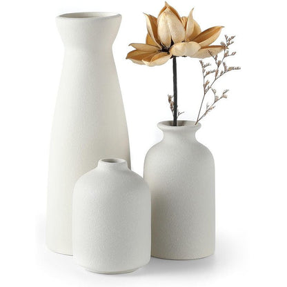 The Southern Atelier – 3 - Piece Ceramic Vase Set - The Southern AtelierSKU_1757600764465_939