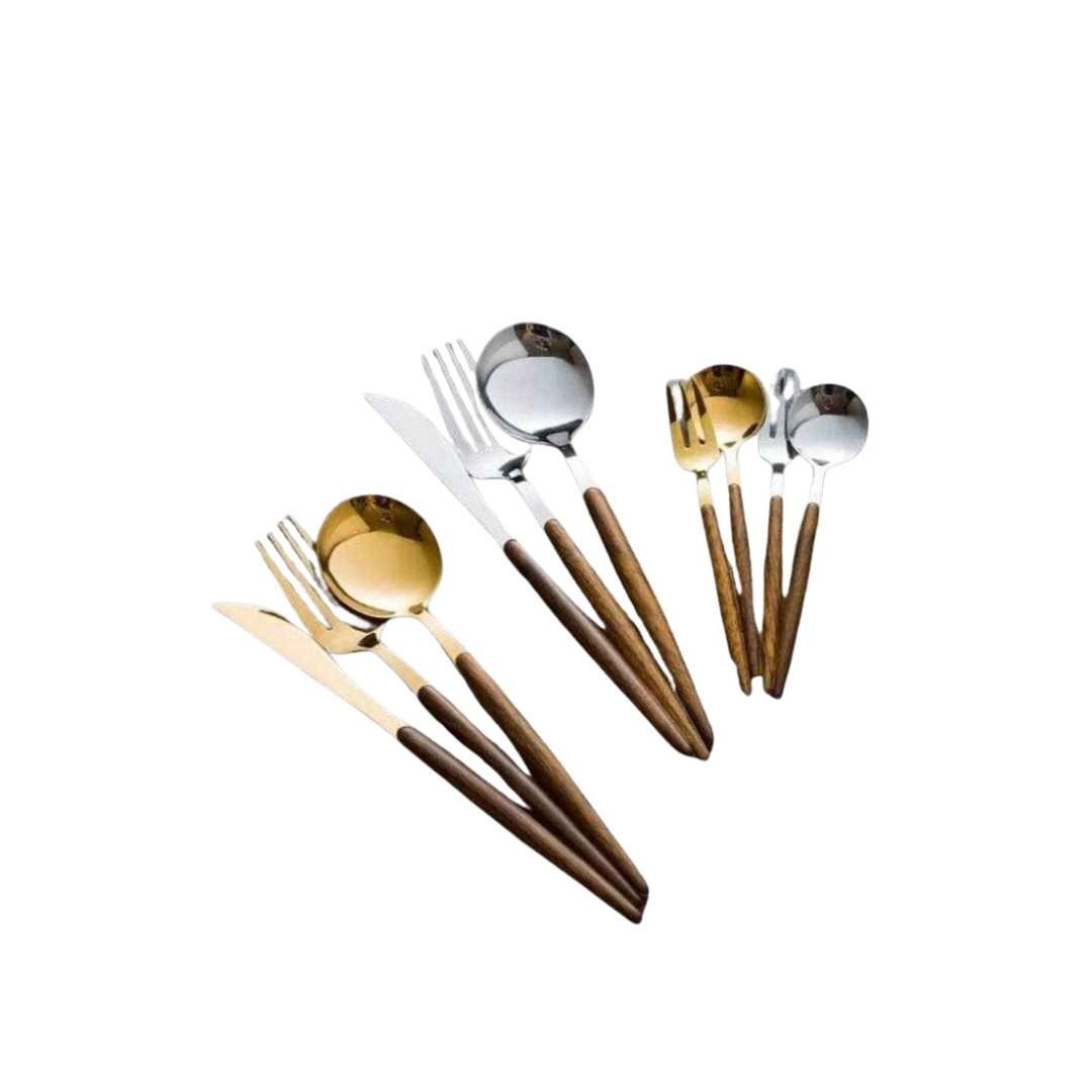 The Southern Atelier - 30 - Piece Steel Cutlery Set - The Southern AtelierSKU_1762349727745_458