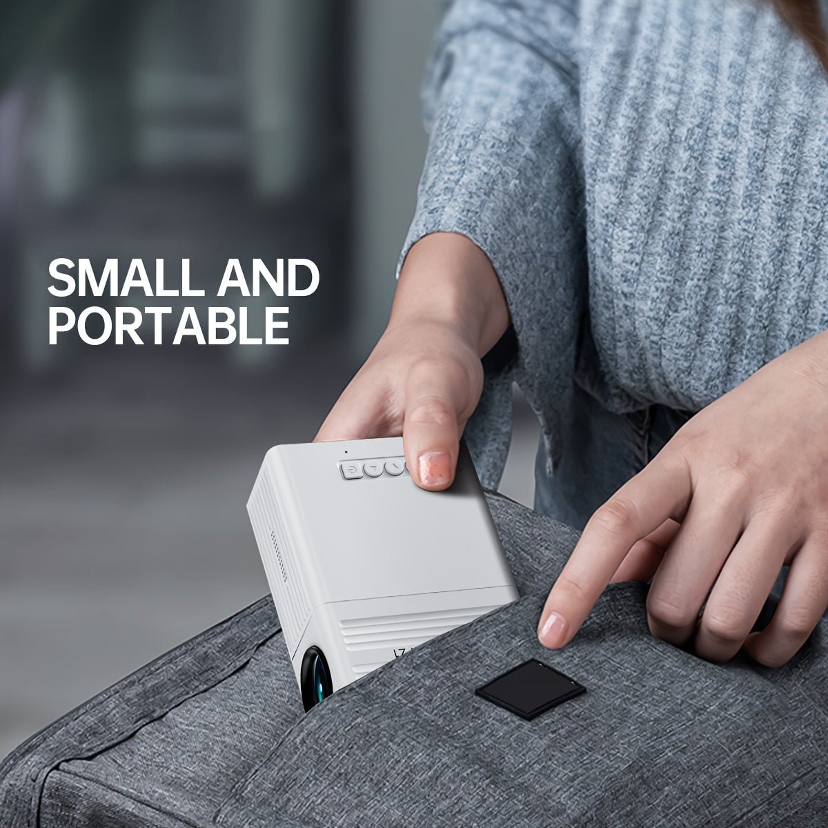 The Southern Atelier - 3000-Lumen Portable Mini Projector with HDMI and USB for Home Cinema and Outdoor Viewing - The Southern AtelierSKU_1786566121913_167