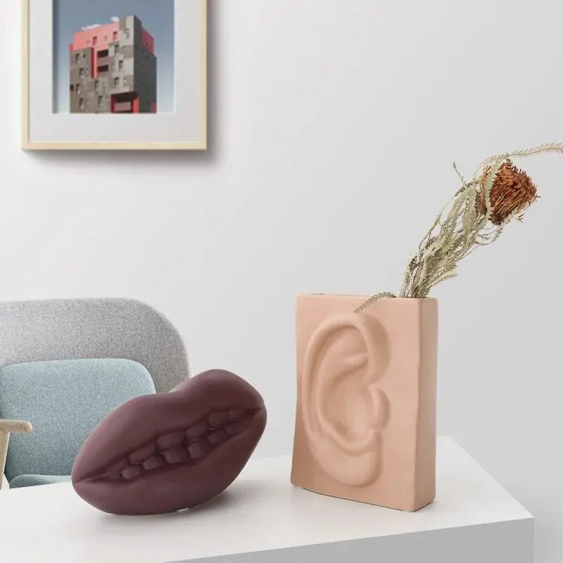 The Southern Atelier – Abstract Face Art Vase - The Southern AtelierSKU_1755802899313_430