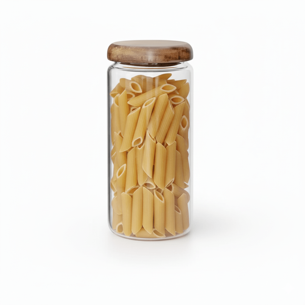 The Southern Atelier - Acacia Wood Lid Glass Jar - The Southern AtelierSKU_1762349641531_409