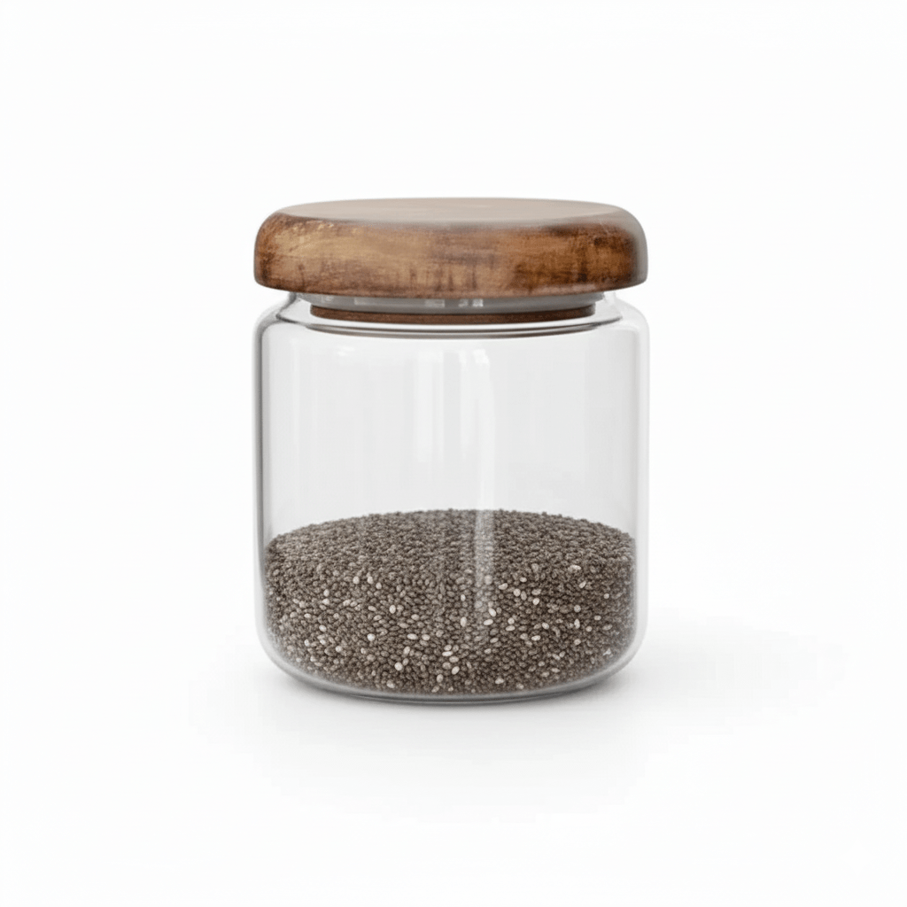 The Southern Atelier - Acacia Wood Lid Glass Jar - The Southern AtelierSKU_1762349641531_86