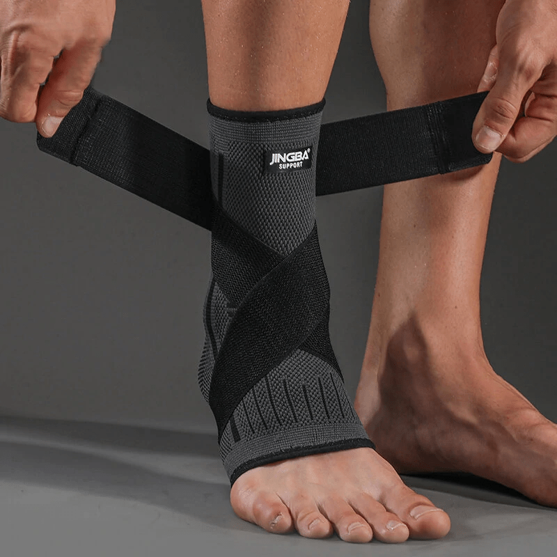 The Southern Atelier - Ankle Compression Support with Adjustable Fit for Pain Relief and Injury Recovery - The Southern AtelierSKU_1786566176721_856
