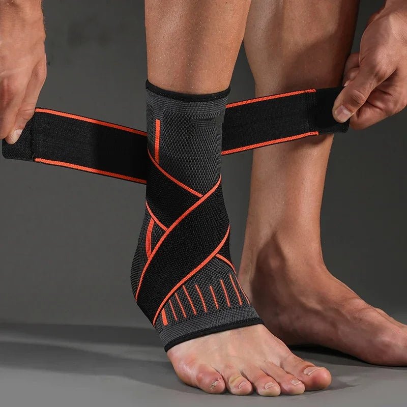 The Southern Atelier - Ankle Compression Support with Adjustable Fit for Pain Relief and Injury Recovery - The Southern AtelierSKU_1786566176721_881