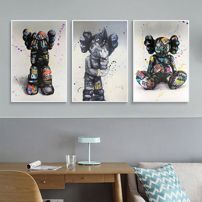 The Southern Atelier – Artful Elephant Canvas in Vibrant Hues for Contemporary Spaces - The Southern AtelierSKU_1775909413460_115