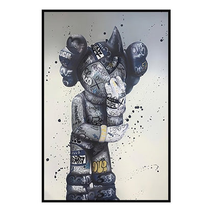The Southern Atelier – Artful Elephant Canvas in Vibrant Hues for Contemporary Spaces - The Southern AtelierSKU_1775909413460_754