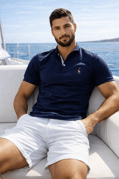 The Southern Atelier - Augusta Cotton-Blend Polo for Breathable Everyday Comfort - The Southern AtelierSKU_1784316870300_148