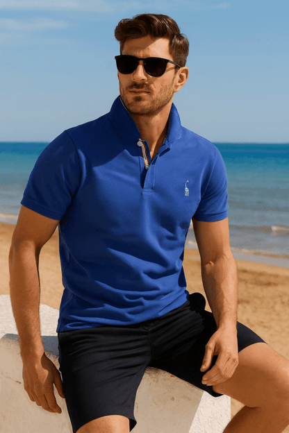 The Southern Atelier - Augusta Cotton-Blend Polo for Breathable Everyday Comfort - The Southern AtelierSKU_1784316870300_148