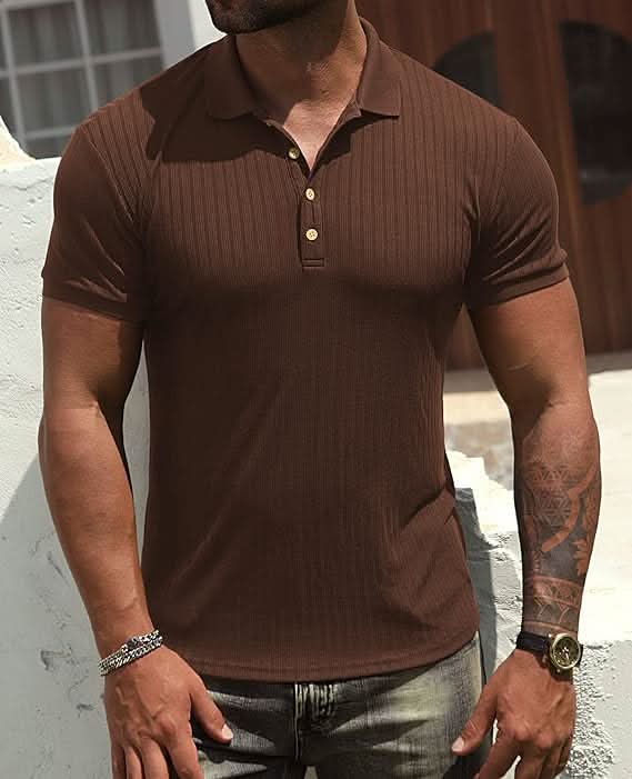 The Southern Atelier - Avalon Polo in Lightweight Stretch Blend for Comfortable Everyday Wear - The Southern AtelierSKU_1784316723866_634