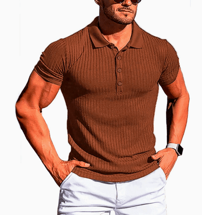 The Southern Atelier - Avalon Polo in Lightweight Stretch Blend for Comfortable Everyday Wear - The Southern AtelierSKU_1784316723866_924