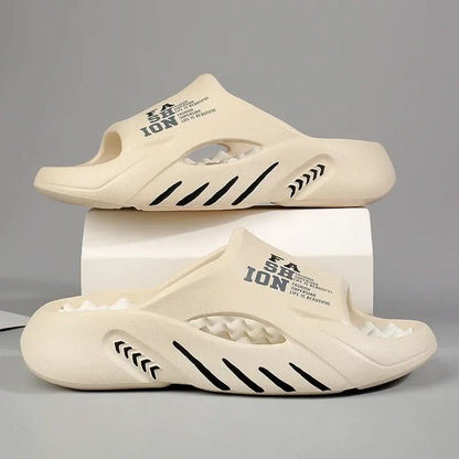The Southern Atelier - Aztec Orthopaedic Massage Slides with Anti-Slip Recycled Sole for All-Day Comfort - The Southern AtelierSKU_1784316902592_463