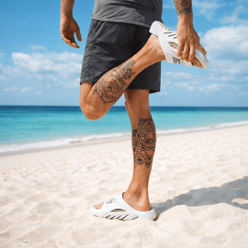 The Southern Atelier - Aztec Orthopaedic Massage Slides with Anti-Slip Recycled Sole for All-Day Comfort - The Southern AtelierSKU_1784316902592_609