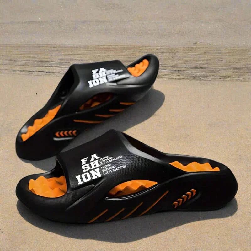 The Southern Atelier - Aztec Orthopaedic Massage Slides with Anti-Slip Recycled Sole for All-Day Comfort - The Southern AtelierSKU_1784316902592_609