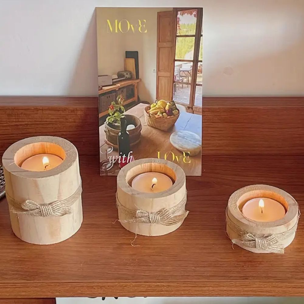 The Southern Atelier – Bamboo Candle Holders - The Southern AtelierSKU_1755202232124_178
