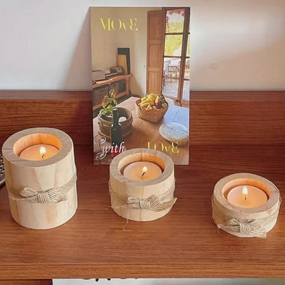 The Southern Atelier – Bamboo Candle Holders - The Southern AtelierSKU_1755202232124_178