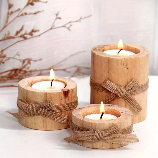 The Southern Atelier – Bamboo Candle Holders - The Southern AtelierSKU_1755202232124_178