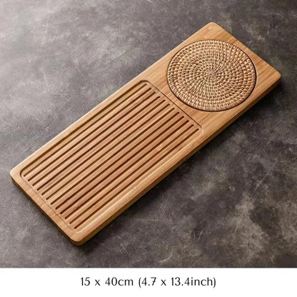 The Southern Atelier – Bamboo Tea Tray with Sculptural Elegance for Timeless Spaces - The Southern AtelierSKU_1775909299664_778
