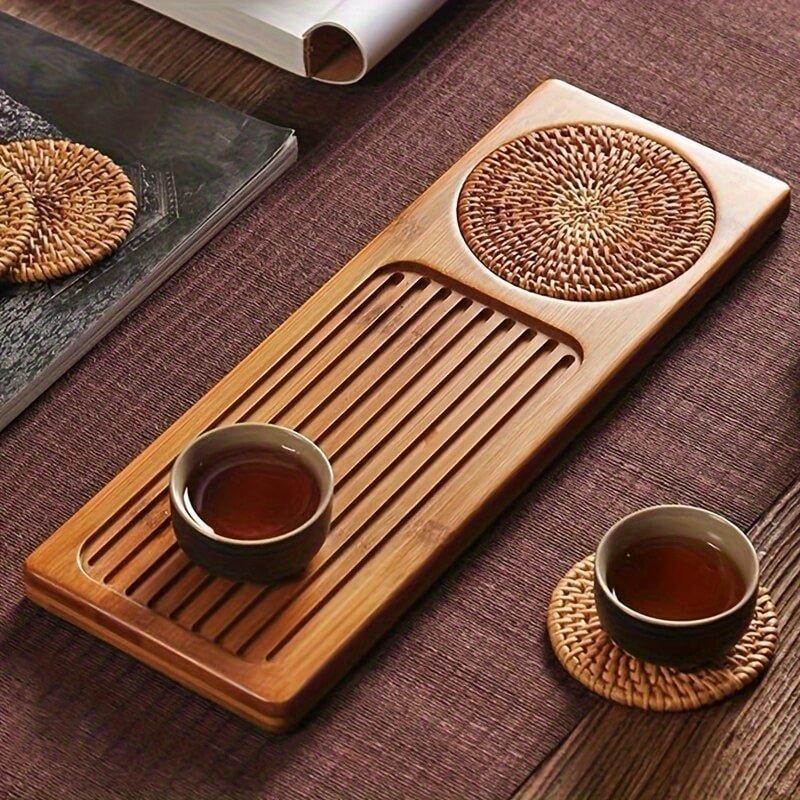 The Southern Atelier – Bamboo Tea Tray with Sculptural Elegance for Timeless Spaces - The Southern AtelierSKU_1775909299664_778