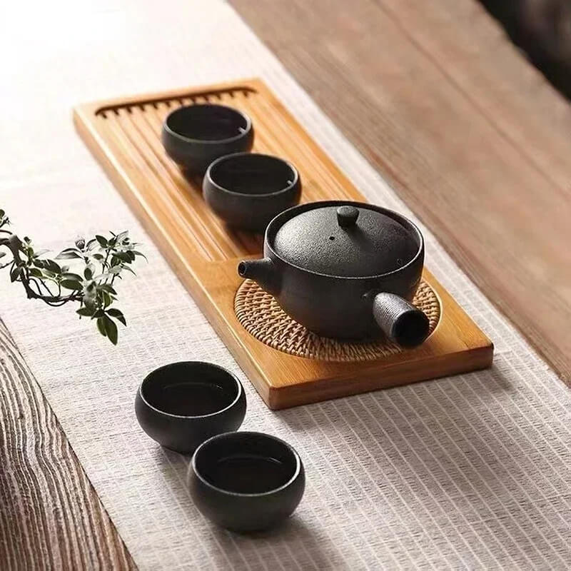 The Southern Atelier – Bamboo Tea Tray with Sculptural Elegance for Timeless Spaces - The Southern AtelierSKU_1775909299664_778
