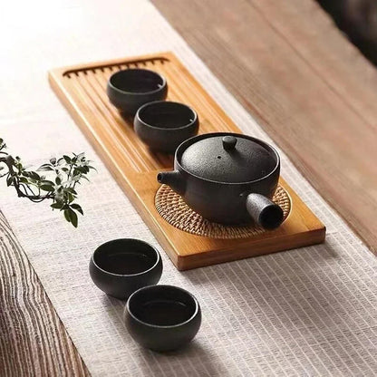 The Southern Atelier – Bamboo Tea Tray with Sculptural Elegance for Timeless Spaces - The Southern AtelierSKU_1775909299664_778