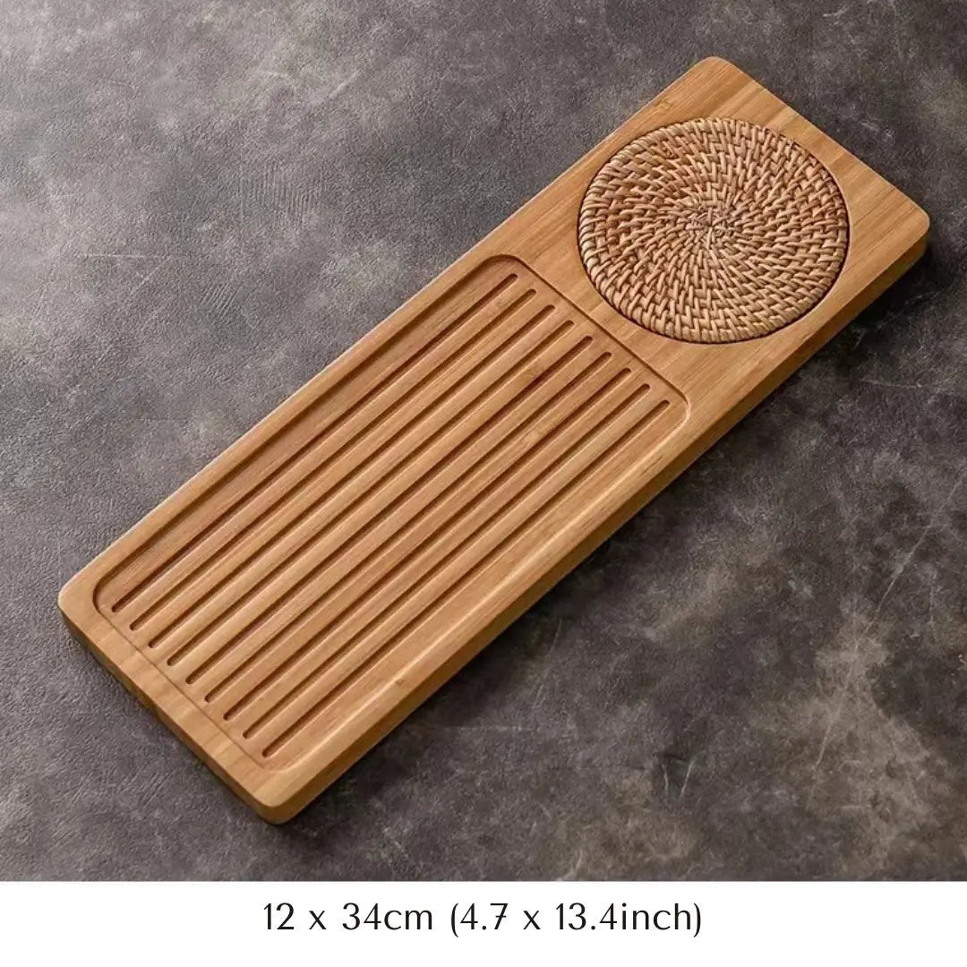 The Southern Atelier – Bamboo Tea Tray with Sculptural Elegance for Timeless Spaces - The Southern AtelierSKU_1775909299664_778