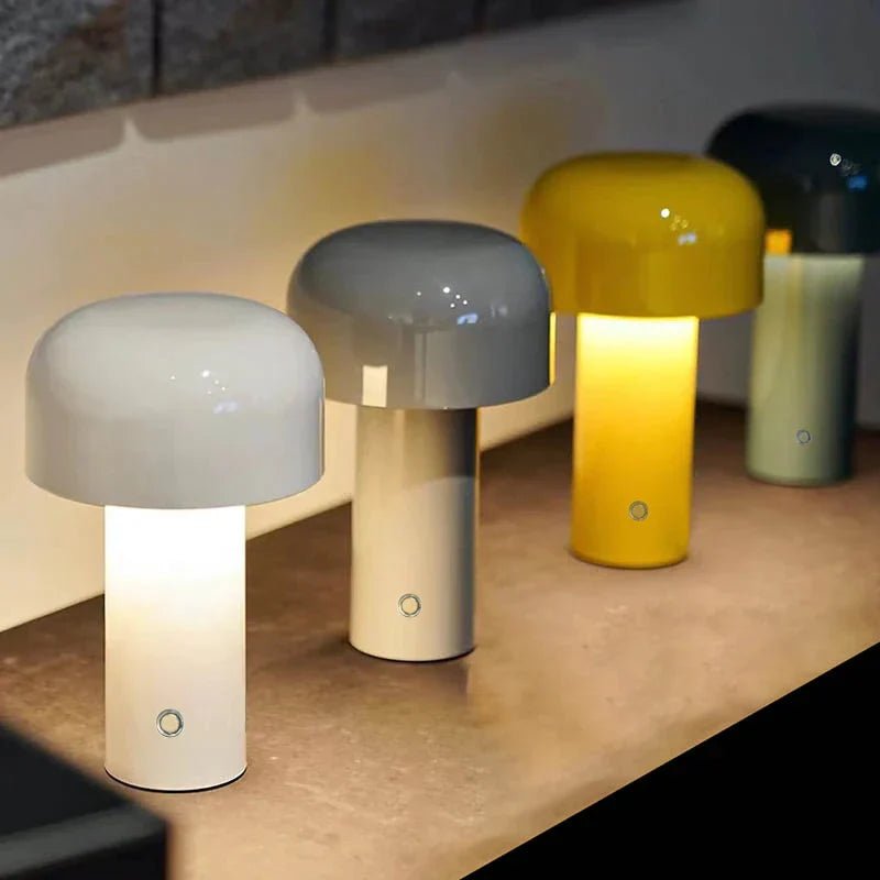 The Southern Atelier – Bell Mushroom Cordless LED Lamp - The Southern AtelierSKU_1755802909259_375