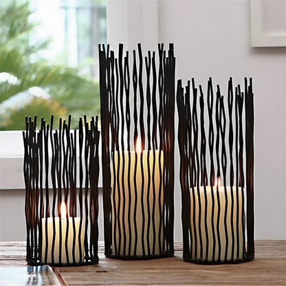 The Southern Atelier – Black Iron Candle Holder - The Southern AtelierSKU_1755202230774_366