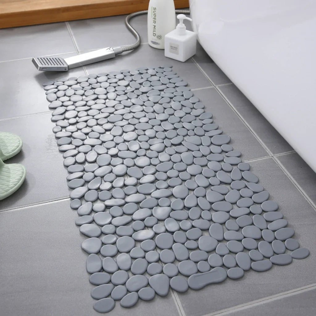 The Southern Atelier – BPA-Free Pebble Bath Mat in Soft Grey – for Serene Spaces - The Southern AtelierSKU_1775909276329_216