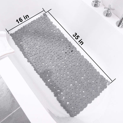 The Southern Atelier – BPA-Free Pebble Bath Mat in Soft Grey – for Serene Spaces - The Southern AtelierSKU_1775909276329_867