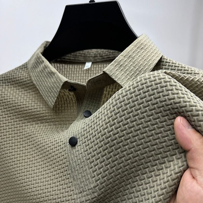 The Southern Atelier - Breathable Polo Shirt with Anti - Wrinkle Finish for Sport and Casual Wear - The Southern AtelierSKU_1778870188402_469