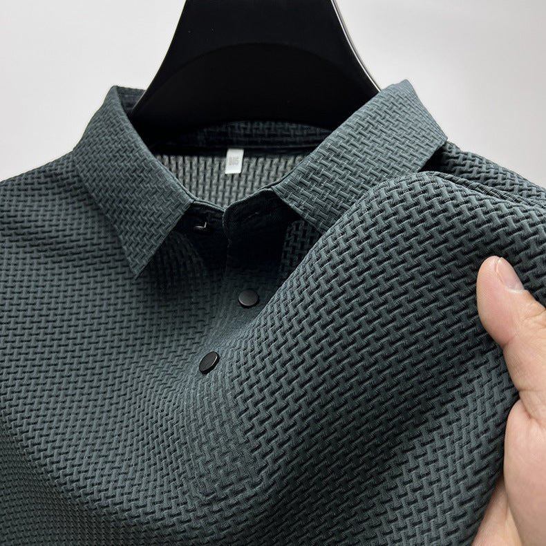 The Southern Atelier - Breathable Polo Shirt with Anti - Wrinkle Finish for Sport and Casual Wear - The Southern AtelierSKU_1778870188402_865