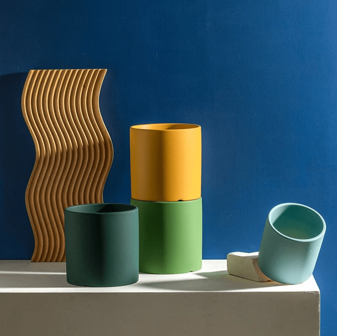 The Southern Atelier - Bright Colours Planter Set - The Southern AtelierSKU_1755802953731_577