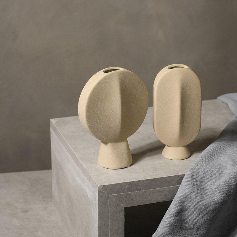 The Southern Atelier – Ceramic Face Vase Decor Set - The Southern AtelierSKU_1757600753723_115