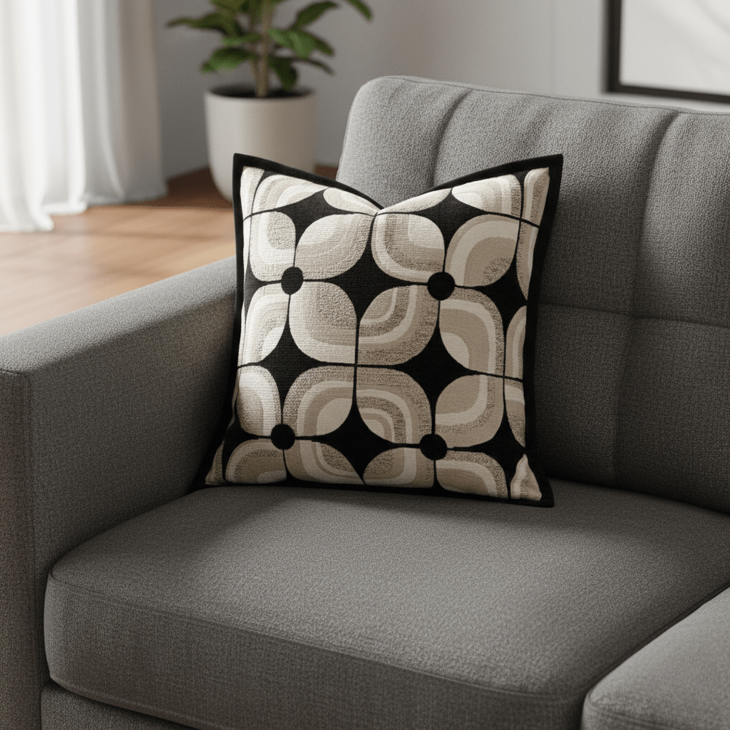 The Southern Atelier – Chic Geometric Cushion Cover for a Contemporary Aesthetic - The Southern AtelierSKU_1764698716539_519